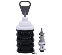 Kit di ristrutturazione valvola addolcitore compatibile con Fleck 5600, include pistone principale ammorbidente 60102-00, guarnizioni e distanziatori 60125, viti, pistone salamoia 60032 e guarnizione