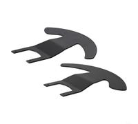 Kit di rivestimento per volante Logitech per G25 G27, in lega di alluminio, design nero (B)