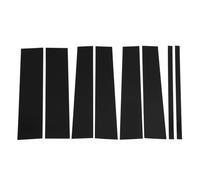 Kit di rivestimento posteriore del pilastro nero a specchio lucido Finitura per finitura porta finestra Posta di copertura Post Cover Sostituzione per Flex 2009 2019 8pcs Bright
