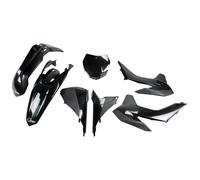 Kit di rivestimento UFO PLAST in plastica nera 7 pezzi per KTM SX 250ccm An.2016