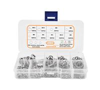 Kit di rondella piatta in acciaio inossibile 480pcs Assortimento resistenza ad alta temperatura resistenza alla corrosione della tenuta per gli elettrodomestici marini