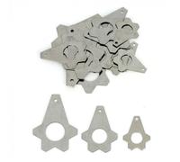 Kit Di Rondelle Di Sicurezza Bike It 6/8/10MM - 6 Pezzi Di Ogni Dimensione