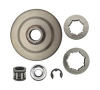 Kit di rondelle e clip a E for cuscinetto, tamburo, pignone, frizione catena, adatto for motosega MS290 029 MS390 039 MS310, ricambio for pezzo di ricambio.