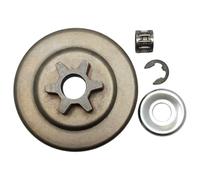 Kit di rondelle e clip E for tamburo frizione 6T passo 3/8 for motosega MS170 MS180 MS210 MS230 MS250 017 018 021 023 025
