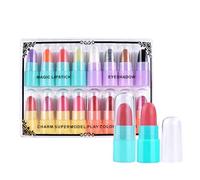 Kit Di Rossetto Da 16 Pezzi, Colori Per Le Labbra Di Lunga Durata, Rossetto Glitter Opaco, Consistenza Idratante E Confortevole, Facile Portabilità Per Adattarsi A Tasche Per Borse, 1,2 G X16 Pezzi, P