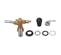 Kit di rubinetto di birra in acciaio inossidabile, facile da pulire e funzionare, regolabile con il tocco di distributore di birra a manico corto per kegerator adatto per