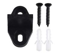 Kit di rulli guida per pavimento per porta da fienile, regolabile, 2 pezzi, in plastica, per porte scorrevoli, compatibile con la maggior parte degli spessori delle porte