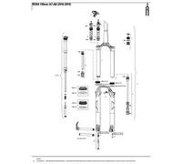 Kit di ruote di rimbalzo Rockshox 29 Reba/Sid/Sid Slct/Sid Sl Slct/Sid Rlc3 Noir