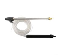 Kit di sabbiatura a umido per idropulitrice con lancia in acciaio inox, adattatore per tubo flessibile trasparente per idropulitrice ad alta pressione per superfici per pulizia vernice antiruggine (B)