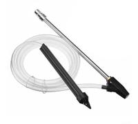 Kit di sabbiatura per idropulitrice con adattatore in ottone a connessione rapida da 1/4 di pollice Ugello PA Tubo di aspirazione in acciaio compatibile per Bosch serie Aquatak Lunghezza tubo 300 cm