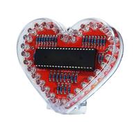 Kit di saldatura a forma di cuore di RGBs LED per gli appassionati strumento educativo per la formazione e la fabbricazione degli studenti