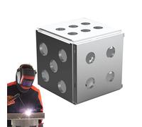 Kit di saldatura DICE - Attrezzature e pezzi di addestramento fatti a mano, kit di saldatura con dadi, attrezzatura di saldatura fatta a mano per principianti e saldatori intermedi