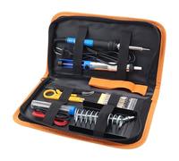 Kit di saldatura elettronica - Kit di saldatura digitale regolabile 60 W 230 V, per lavori elettronici vetrate, gioielli, chitarre e orologi