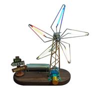 Kit di saldatura in metallo a 5 ali con LED multicolore | LED multicolore e un circuito alimentato a batteria, saldatura manuale, collegamento del circuito e montaggio del telaio
