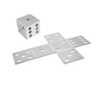 Kit di saldatura per MIG TIG MMA, 6 pezzi per saldatura quadrata in acciaio dolce, 42,5 mm x 42,5 mm, spessore 11 GA, piastre di allenamento fai da te per principianti