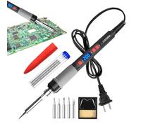 Kit di saldatura,Stazione di saldatura elettronica a temperatura regolabile - Saldatore portatile a riscaldamento rapido per gioielli ed elettronica