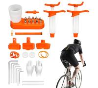 Kit di sanguinamento del freno - freno a disco idraulico in bicicletta | Kit olio per biciclette, freni per bici di precisione strumenti di olio per montagna, campeggio, scooter, garage, all'aperto, m