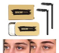 Kit di Sapone gel per Sopracciglia,2 Pcs Soap Brows,3D Set di saponi per sopracciglia impermeabili e durevoli,Gel di sapone per lo styling delle sopracciglia (Trasparente)