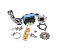 Kit di sblocco CDI regolabile / Scarico cromato per Derbi Senda