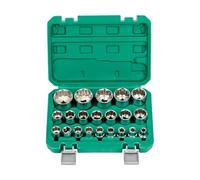 Kit di scanalature - Boccola a 12 pannelli, chiave da 1/2 pollici | Modulo di servizio auto rinforzato, sistema avanzato di accoppiamento a cricchetto per meccanici che eseguono compiti di riparazione