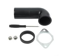 Kit di scarico a gomito per sistemi di smaltimento rifiuti progettato per soddisfare i requisiti standard del codice idraulico per le linee di scarico (set)