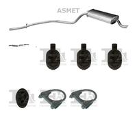 Kit di scarico ASMET per FIAT Seicento Hatchback, 600 1.1, 40 KW