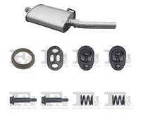 Kit di scarico ASMET per FORD Escort Combi 1.6, 66 KW /86 - 08/90, FORD