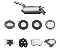 Kit di scarico ASMET per MERCEDES 190 W201 2.6, 118 KW