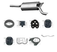 Kit di scarico ASMET per MERCEDES 190 W201 2.6, 122 KW