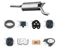 Kit di scarico ASMET per MERCEDES 190 W201 2.6, 122 KW