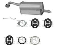 Kit di scarico ASMET per NISSAN Micra III Hatchback, K12 1.5, 48 KW 1.5, 60