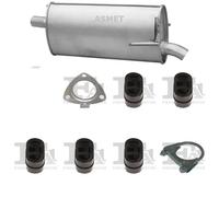 Kit di scarico ASMET per OPEL Meriva A MPV 1.6, 77 KW 01/06- 05/10