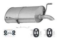Kit di scarico POLMO per PEUGEOT 206 Combi 1.4, 50 KW 07/02 -