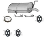 Kit di scarico ASMET per PEUGEOT 206 Combi 1.4, 55 KW 07/02 -
