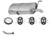 Tubo di scarico ASMET per PEUGEOT 206 Hatchback 1.6, 66 KW