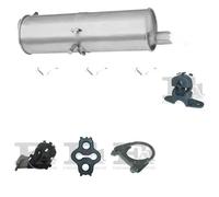 Kit di scarico ASMET per PEUGEOT 307 Hatchback 2.0, 66 KW 08/00 -