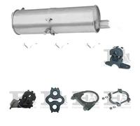 Kit di scarico ASMET per PEUGEOT 307 Hatchback 2.0, 66 KW 08/00 -