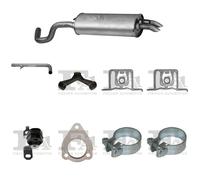 Kit di scarico ASMET per SEAT Leon Hatchback 1.9, 110 KW , SEAT Leon