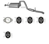 Kit di scarico ASMET per SUZUKI Grand Vitara Off-Road 2.0, 64 KW