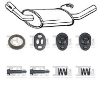 73 CV SILENZIATORE POSTERIORE PER FORD Escort IV GAF, AWF, ABFT 1.4 KW 54 CV 73