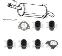 Kit di scarico BOSAL per OPEL Meriva A MPV 1.7, 74 KW 09/03- 05/10