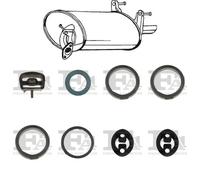 Kit di scarico BOSAL per TOYOTA Corolla Hatchback, E10 1.6, 84 KW , TOYOTA