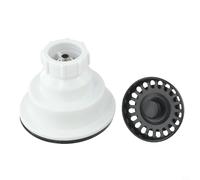 Kit di scarico con flangia in plastica da 114 mm, adatto per lavello da cucina con apertura da 83-90 mm, include cestello rimovibile e viti in acciaio inossidabile, installazione per blocchi