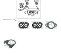Kit di scarico MTS per FIAT Punto Evo Hatchback 1.2, 48 KW 1.2, 51 KW 10/09