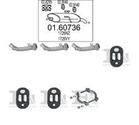 Kit di scarico MTS per PEUGEOT 206 Combi 1.1, 44 KW 07/02 -