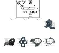 Kit di scarico MTS per PEUGEOT 307 Hatchback 2.0, 66 KW 08/00 -