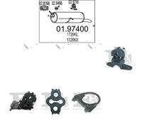 Kit di scarico MTS per PEUGEOT 307 Hatchback 2.0, 66 KW 08/00 -