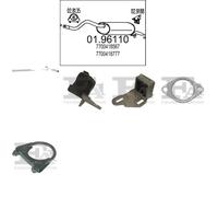 Kit di scarico MTS per RENAULT Clio II Hatchback 1.1, 43 KW 09/98 -