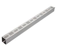 Kit di scarico per trincea in acciaio inossidabile, copertura di scarico per grondaie a forma di U, grondaia per cucina esterna, grondaia per terrazza, scarico doccia rettangolare per quartieri del