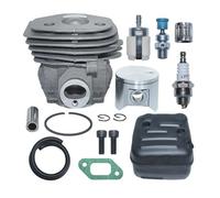 Kit di scarico pistone cilindro da 47 mm adatto for 357 359 filtro carburante guarnizione linea cuscinetto bullone parte motosega